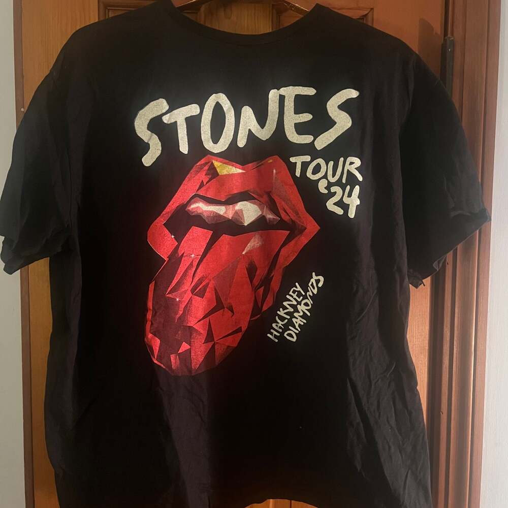 Rolling Stones Hackney Diamonds Tour 2024 Black T-Shirt
